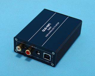 QA01 USB Analog to 24bit SPDIF Toslink I2S Coaxial Optical Converter 