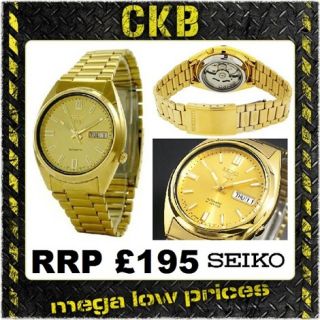   Seiko 5 Automatic Winder 21 Jewels Movement Analogue Watch UK