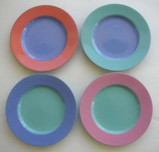Set of 4 Lindt Stymeist COLORWAYS Salad Dessert Plates Various Colors 