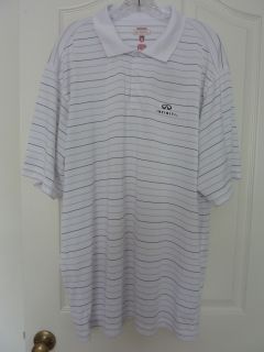 Antigua Golf Polo shirt Desert Dry INFINITI AUTO XXL white 2XL