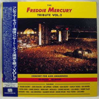   Freddie Mercury Tribute Vol 2 Queen Annie Lennox Liz Taylor