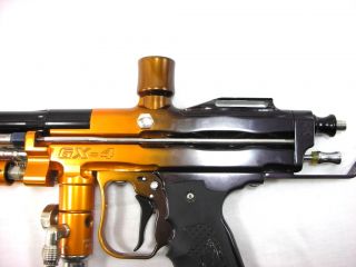 ANS GX 4 Chaos Series Autococker Paintball Gun with Hinge Frame Dye 