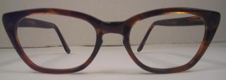 Vintage Amber Cat Eyes Cat Eye Glasses Frames Eyeglasses Frame Eyewear 
