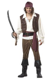rogue pirate adult costume size x large 