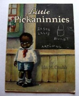 Rare 1929 Childrens Book Little Pickaninnies Black Americana Ida M 