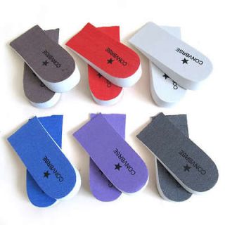 Pair Cushion Height Increase Shoes Inserts Taller Insoles Heel Lifts 