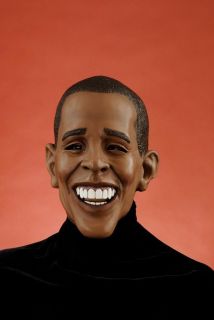 Deluxe President Barack Obama Vinyl Political Mask Costume Accessory
