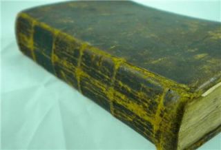 ANTIQUE 1830 HOLY BIBLE, American Bible Society Miss Sarah Sproat w 