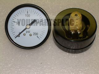 200 psi compressor compressed air pressure gauge time