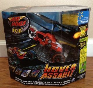 Air Hogs R/C Red HOVER ASSAULT Vehicle Exclusive w/ 16 Missles