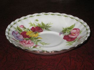 ROYAL ALBERT Engl China Tea Saucer ONLY  Flower of the Month Series 
