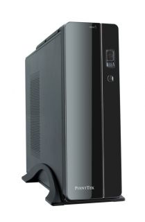 PointTek S109 MicroATX or ITX Slim Case Gaming Computer Case 400W 
