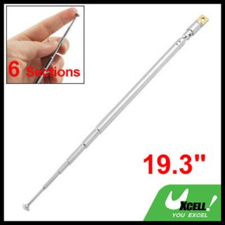 New 49cm 6 Sections Telescopic Antenna Aerial for Home Phones