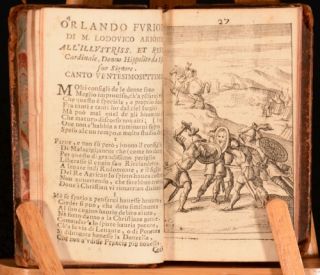 1713 Orlando Furioso Di M Lodovico Ariosto Tomo Terzo Poem Illustrated 