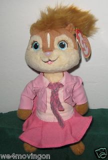 CT * BRITTANY Chipette ~ Alvin and the Chipmunks ~ Ty Beanie Baby 