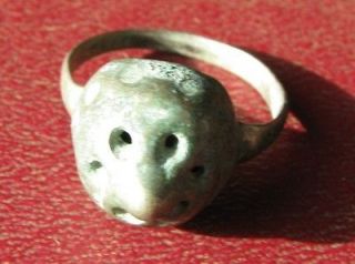 authentic ancient silver islamic crusader ring 7 1 4 us