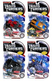 Transformers 3 DOTM Target Arcee Bumblebee Autobot Jazz Space Case Set 
