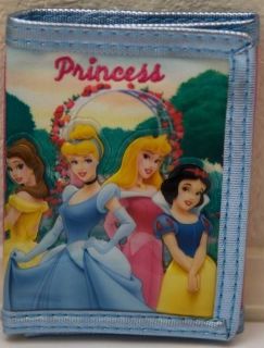   Princesses Cinderella Belle Aurora Snow White Kids Wallet New