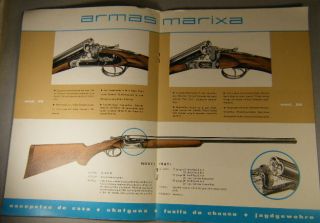 Armas MARIXA (Spain) FIREARM Gun Catalog SHOTGUNS