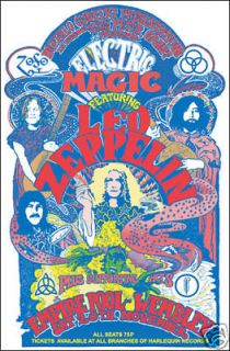 led zeppelin empire pool wembley 1971 concert poster time left