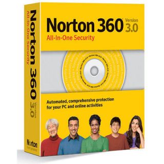   Norton 360 Version 3.0 Software All In One Security Antivirus for PC