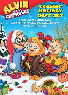 Alvin and the Chipmunks   Classic Holiday Gift Set DVD, 2008, 3 Disc 