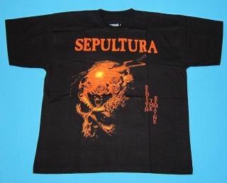 sepultura beneath the remains t shirt size l time left