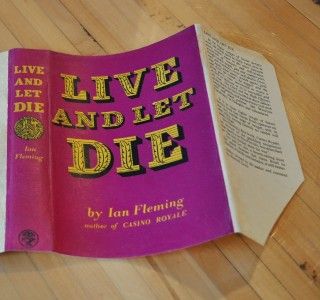 Scarce Live and Let Die Ian Fleming 1st 1st UK Edition