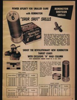   Shur Shot Shotgun Shells Ammunition Ammo Box Boxes Game Chart