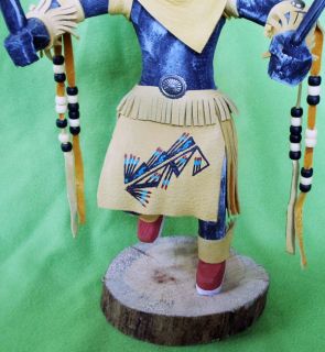 Navajo Apache Crown Kachina Doll 12 5 Tall Hand Crafted Native 
