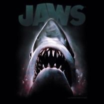 NEW Adult Licensed Jaws Movie Original Horror / Shark & Logo Tee T 