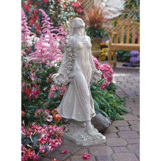Classic Goddess Flora Muse of Blossoms Sculpture Garden Statue