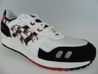 Asics Gel Lyte III HN538 New Mens Black White Zebra Shoes
