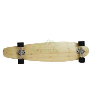 NEW 9x40 Bamboo wood KICKTAIL Skateboarding Longboard Complete