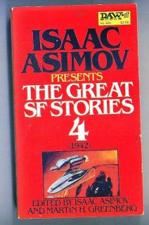   Stories 4 1942 Edited by Isaac Asimov Science Fiction Paperback