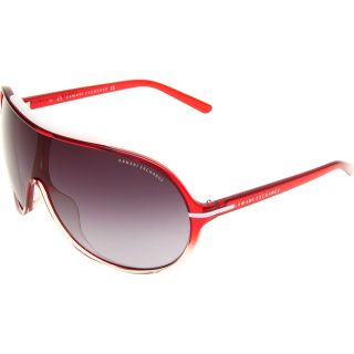 apparel armani exchange casual sunglasses adult solar remix red white 