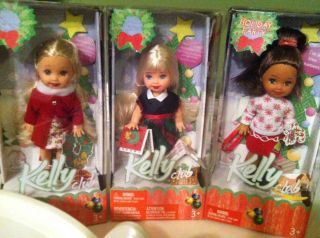 Barbie Kelly Holiday Party 3 Dolls Kerstie Keeya Christmas Tree 