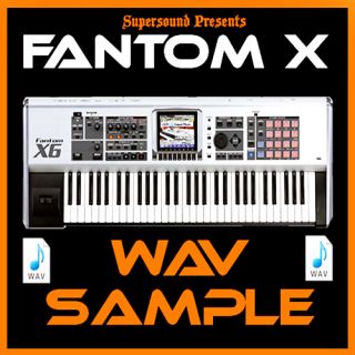 Roland Fantom x x6 Rack Synth Sound WAV Keyboard Sample