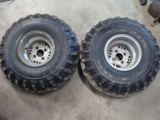   XPLORER 400L W969140 4X4 94 95 97 atv rear wheels tires rims 25x11 10
