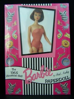 Barbie Paper Doll 1965 American Girl Barbie Peck Aubrey