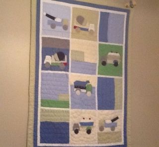 Pottery Barn Christopher Construction Toddler Quilt