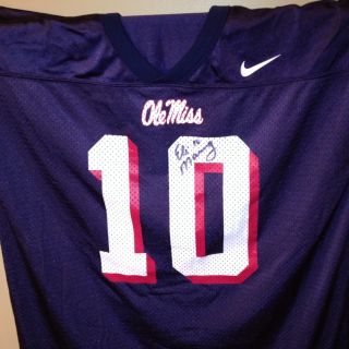 autographed jersey eli manning Ole Miss Rebels Signed Archie Son