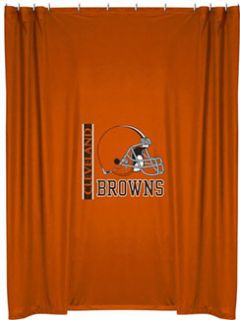 Cleveland Browns NFL Football Bathroom Shower Curtain