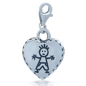   My Baby Girl or My Baby Boy 925 Sterling Silver Dangle Charm