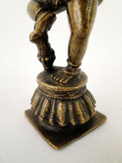 Three Antique 18 19c Indian Bronze Statues Krishna Balakishna Vitelli 