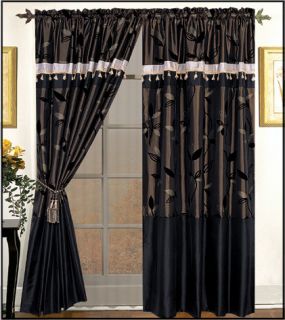 Matching Panels Curtains for Pastora Comforter Set