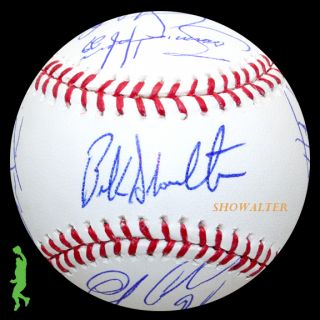 2012 Baltimore Orioles Team Signed Auto Baseball Ball Wei Yin Chen COA 