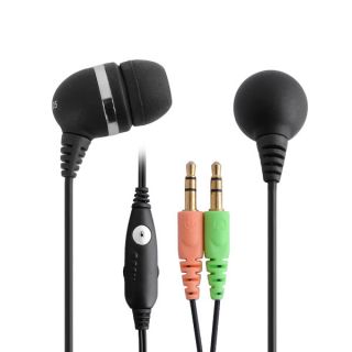 New 3 5mm Audio Jack Stereo Earphone Headphones Headsets with 