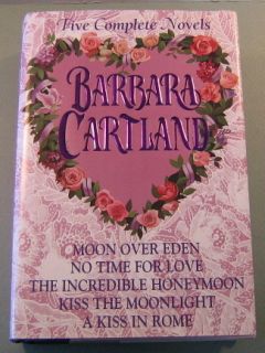 Five Complete Novels by Barbara Cartland Romance HB DJ 0517092999 