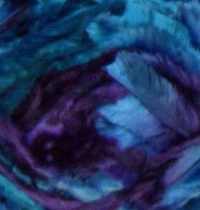 Bernat Boa Mill End Yarn Color  PEACOCK, One Pound, Polyester